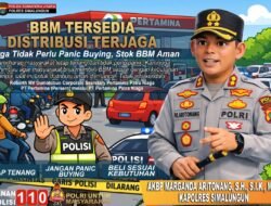 Kapolres Simalungun Tegaskan Stok BBM Aman 21 Hari, Warga Tidak Perlu Serbu SPBU