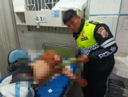 Polres Pematangsiantar Tinjut Laporan Call Center 110, Laka Lantas Disimpang Tanjung Pinggir