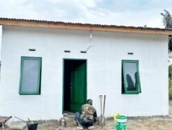 Kegiatan Finishing RTLH TMMD Ke-127: Wujud Nyata Kepedulian TNI Terhadap Kesejahteraan Masyarakat