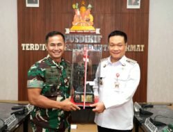 Bupati Humbahas Melakukan Pertemuan Dengan Danpussenif, Bahas Berbagai PSN