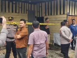 Polsek Siantar Utara Cek TKP Kandang Ayam Terbakar di Jalan Pendidikan