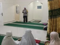 Polsek Siantar Marihat Berikan Tausyiah di Mesjid Al Falah Kampung Baru