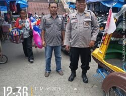 Polsek Siantar Barat Maksimalkan Patroli di Pasar Horas