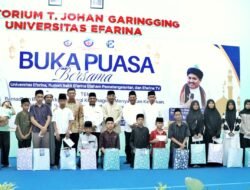 Hadiri Bukber Unefa, Rumah Sakit Efarina Etaham dan Efarina TV, Bupati Simalungun Sampaikan Apresiasi Kepada Unefa Raih Predikat Unggul
