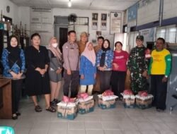 Polsek Siantar Martoba Hadiri Pemberian Bantuan Sembako kepada Petugas Kebersihan