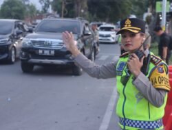 Volume Kendaraan Meningkat, Kapolres Pematang Siantar Turun Kejalan Pengaturan Lalulintas