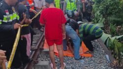 Polres Pematang Siantar Cek TKP dan Evakuasi Korban Tertabrak Kereta Api