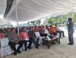 Bhabinkamtibmas Polsek Siantar Marihat Hadiri Ibadah Syukuran Peresmian Ruko Letisya