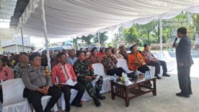 Bhabinkamtibmas Polsek Siantar Marihat Hadiri Ibadah Syukuran Peresmian Ruko Letisya