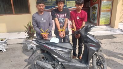 Hasil Kerja Keras Polsek Bangun: Tiga Pelaku Curanmor Berhasil Dibekuk dalam Waktu Seminggu
