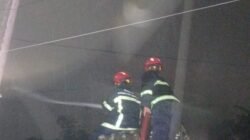 Polsek Siantar Barat Cek TKP Kebakaran ilalang di Kompleks Pekuburan Cina