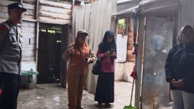 Puting Beliung Terjang Karang Anyar, Polsek Bangun Bergerak Cepat Bantu Evakuasi dan Pendataan Korban