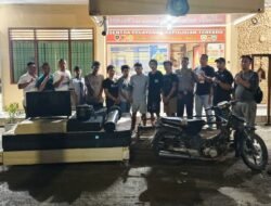 Unit Reskrim Polsek Bangun, Ringkus Komplotan Pencurian Rumah dan Amankan Sejumlah Barang Bukti