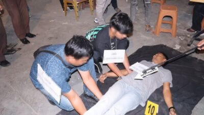 Polres Pematangsiantar Peragakan Sepuluh Rekontruksi Kasus Pembunuhan di Cafe Lotta