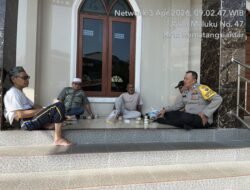 Bhabinkamtibmas Polsek Siantar Barat Sambang Kamtibmas di Mesjid Dakwah