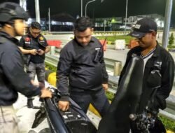 Polres Pematangsiantar Amankan Delapan Sepeda motor Knalpot Brong