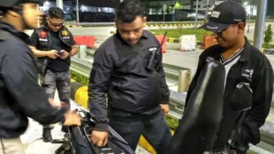 Polres Pematangsiantar Amankan Delapan Sepeda motor Knalpot Brong