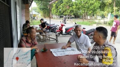 Bhabinkamtibmas Polsek Siantar Utara Sambangi Warganya
