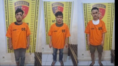 Tiga Pelaku Pencurian Dipajak Horas, berhasil Diringkus satreskrim Polres Pematang Siantar
