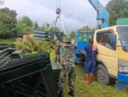 Pascabencana, Jembatan Bailey Tiba di Humbang Hasundutan