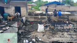 Kobaran Api Lahap Empat Rumah Warga Dalam Satu Jam Di Dolok Pardamean, Polsek Bergerak Cepat Tangani Musibah dan Selidiki Penyebab