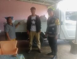 Polsek Siantar Marihat Dampingi Warga Binaan Jual Jagung ke Bulog