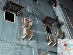 Polsek Siantar Selatan Cek TKP Pencurian Outdoor AC Hotel Jalan Diponegoro