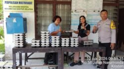 Polsek Siantar Selatan Hadir Pendistribusian MBG kepada Ibu Hamil dan Balita 