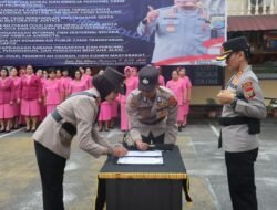 Kapolres Pematang Siantar Pimpin Upacara Sertijab Kapolsek Siantar Marihat dan Siantar Selatan