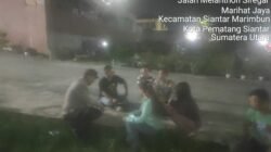 Polsek Siantar Marihat Cek TKP Laporan Keributan di Jalan Melanthon Siregar