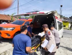 Polres Pematang siantar Cek TKP Temuan Mayat di Simpang Sidamanik