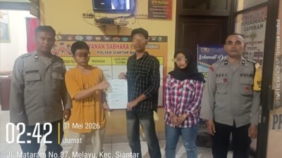 Tinjut Laporan Masyarakat Polsek Siantar Barat Cek TKP Keributan