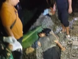 Respon Cepat Polsek Bandar Huluan Sigap Olah TKP : Pria Pengidap Gangguan Jiwa Tewas Tertabrak Kereta Api