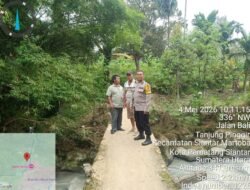 Polsek Siantar Martoba Monitoring Survey Proyek Jembatan