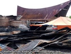 H+7 Korban Kebakaran Dosroha Simanindo Terima Bantuan, Pembangunan Tunggu Biaya Cukup.