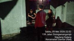 Polsek Siantar Utara Cek TKP Laporan Perkelahian di Depan SMP Negeri 7