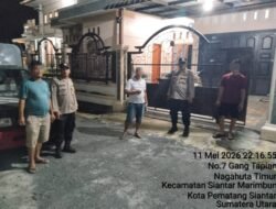 Respon Cepat CC 110, Polsek Siantar Marihat Cek TKP Laporan Warga
