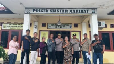 Kapolsek Siantar Marihat Selesaikan Selisih Paham Warganya Dengan Mediasi