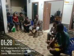 Polsek Siantar Marihat Cek TKP Keluhan Warganya