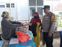 Polsek Siantar Marihat Monitoring Distribusi MBG di Posyandu Simarimbun