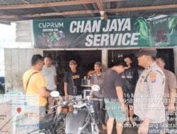 Polsek Siantar Utara Respon Cek TKP Kebakaran di Jalan HOS Cokro Aminoto