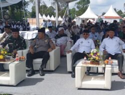 Kapolsek Gunung Malela Dampingi Devile Kontingen MTQ Ke-52 Kabupaten Simalungun