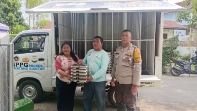 Bhabinkamtibmas Polsek Siantar Timur Monitoring Distribusi MBG di TK Nazaret