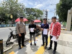 Polsek Siantar Selatan Himbau PKL Tidak Jualan di Trotoar