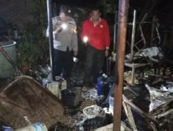 Tidak Ada Korban Jiwa, Polsek Siantar Martoba Cek TKP Kebakaran