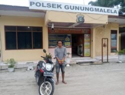 Pinjam Motor Teman, Alasan Beli Rokok lalu Kabur Pelaku Penggelapan di Gunung Malela Diringkus Polsek dalam Waktu Kurang 48 Jam