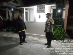 Bhabinkamtibmas Polsek Siantar Marihat Laksanakan SALING di Pos Kamling Naga Huta