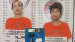 Polres Pematang Siantar Amankan Dua Warga Simalungun, Miliki Sabu 0,40 Gram