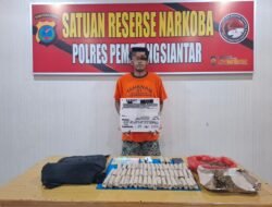 Polres Pematang Siantar Ungkap dan Amankan Warga Gang Pulut Putih Miliki Ganja