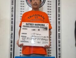 Miliki Ganja 21,66 Gram, Warga Sitalasari berhasil diringkus Satnarkoba Polres Pematang Siantar
